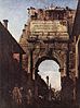 « L'arc de Titus à Rome », Bernardo Bellotto, 1742-1744.