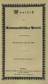 English: Communist Manifesto Deutsch: Kommunistisches Manifest