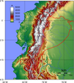 Topographic map