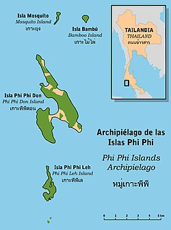 Isole Phi Phi - Localizzazione