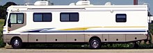 A white RV