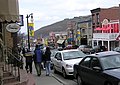 Looking down main street in Park City, Utah