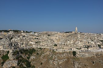 Matera dal Parco della Murgia Materana