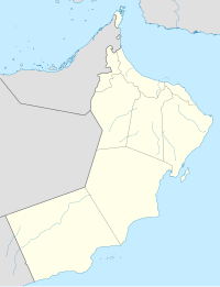 Carte des aéroports d'Oman