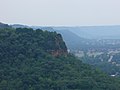 The Driftless Area of southwestern Wisconsin is characterized by bluffs carved in sedimentary rock by water from melting Ice Age glaciers