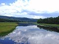 Mündung der Moldau in den Lipno-Stausee