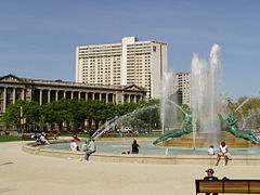 Swann Fountain within Logan Circle