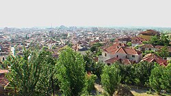 Panoramica di Coriza dall'alto