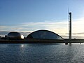 Science Centre at the bank of the river Clyde