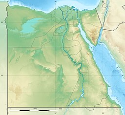 at-Turs läge på karta över Egypten.