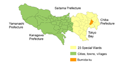 Sumida - Localizzazione