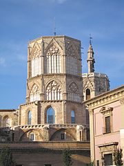 Outside the Cathedral of Valencia