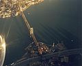 Aerial view of Hercilio Luz bridge, 2001