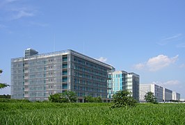 The Kashiwa Campus is built on 100 acres of land.