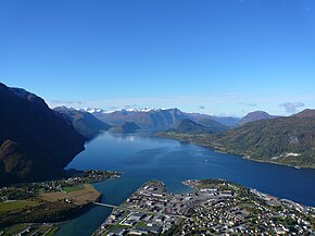 Blick auf Åndalsnes