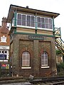 Signal box at Crawley railway station