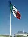 Monumental flag at the top of the Cerro del Obispado (Bishopric Hill)