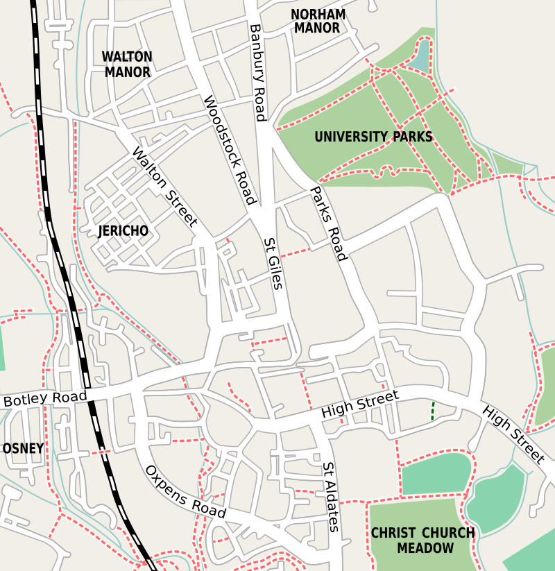 University of Oxford is located in Oxford city centre