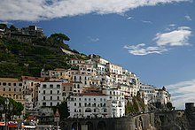 Zicht op Amalfi