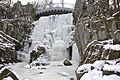 Teufelsbrücke im Winter