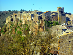 Veduta di Calcata