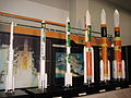 Rocket display, inside Tsukuba Space Center