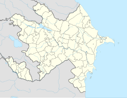 Stepanakert trên bản đồ Azerbaijan