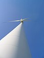 Wind turbine from below