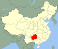 Location of Guizhou