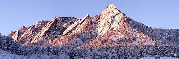 Flatirons near Boulder, Colorado