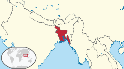 Bangladesh - Localizzazione