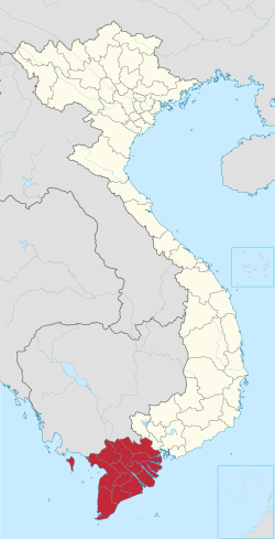 Delta del Mekong - Localizzazione