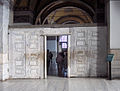 Marble doors between western and southern galleries