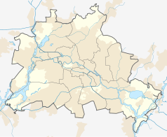 Mapa konturowa Berlina, w centrum znajduje się punkt z opisem „Fontanna Neptuna w Berlinie”