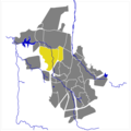 Deutsch: Karte der Vorstadt Khomasdal English: map of suburb Khomasdal