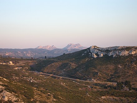 a remote view to Les Opies.