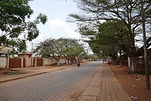 A street in Abomey in 2017