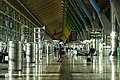 Terminal T-4 of the airport Madrid-Barajas.