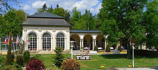 Die Trinkhalle in Bad Steben