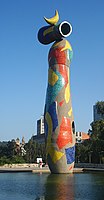 Joan Miró, Dona i ocell, 'Muller e paxaro', 1982, Barcelona