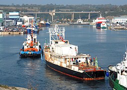 arrivée à Concarneau