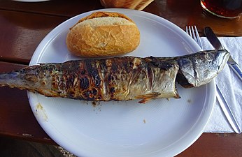 Gegrillte Makrele - grilled mackerel