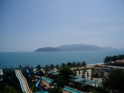 Panorama della baia di Nha tang