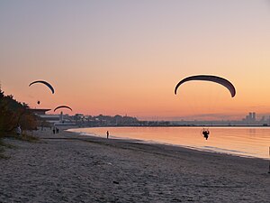 Spiaggia di Pirita in ottobre