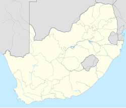 Mappa del Sudafrica