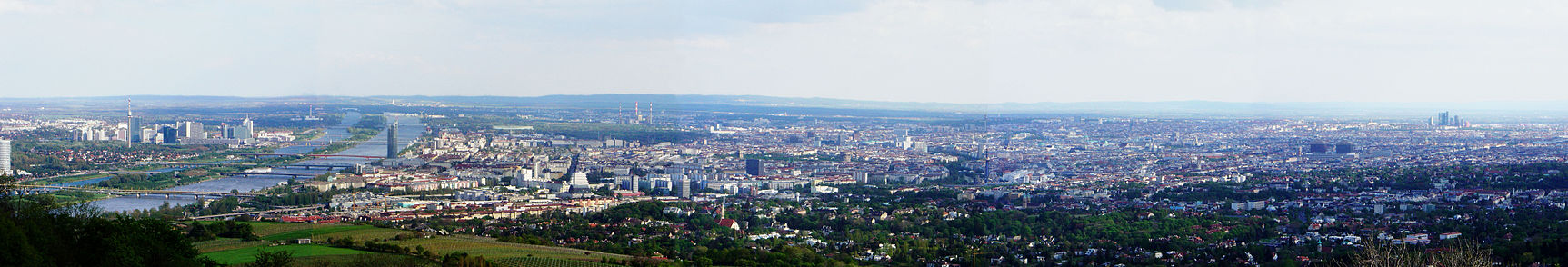 Panorama over Wien, fra Kahlenberg