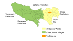 Toshima - Localizzazione