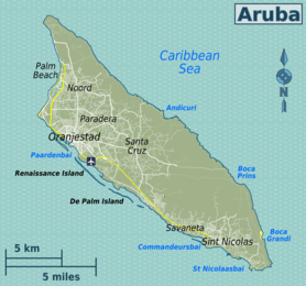 Mapa Aruby