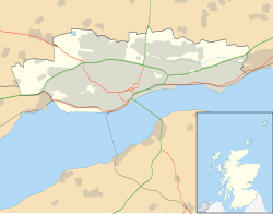 Dundee shown within Scotland