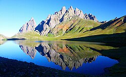 Lago Tobavarchkhili sui monti Egrisi